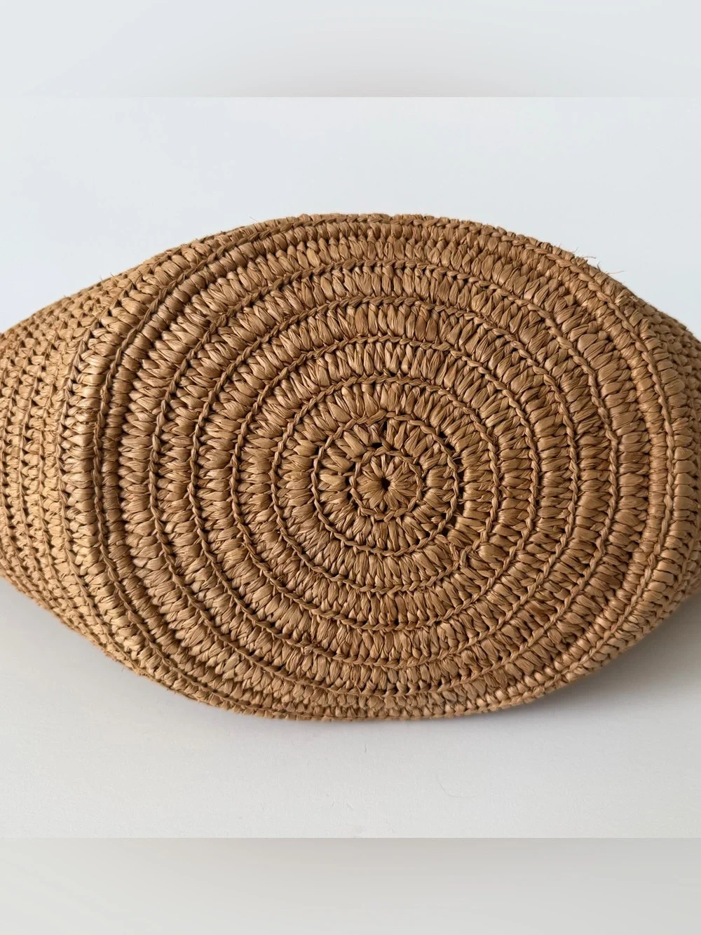 Sézane Justine Basket Bag in Deep Natural Raffia and Navy Handles - Picture 11 of 15